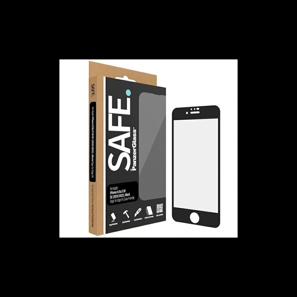 SAFE by PanzerGlass Apple iPhone 7 / 8 / SE / SE 2022 Screen Protection Edge-to-Edge black - 1