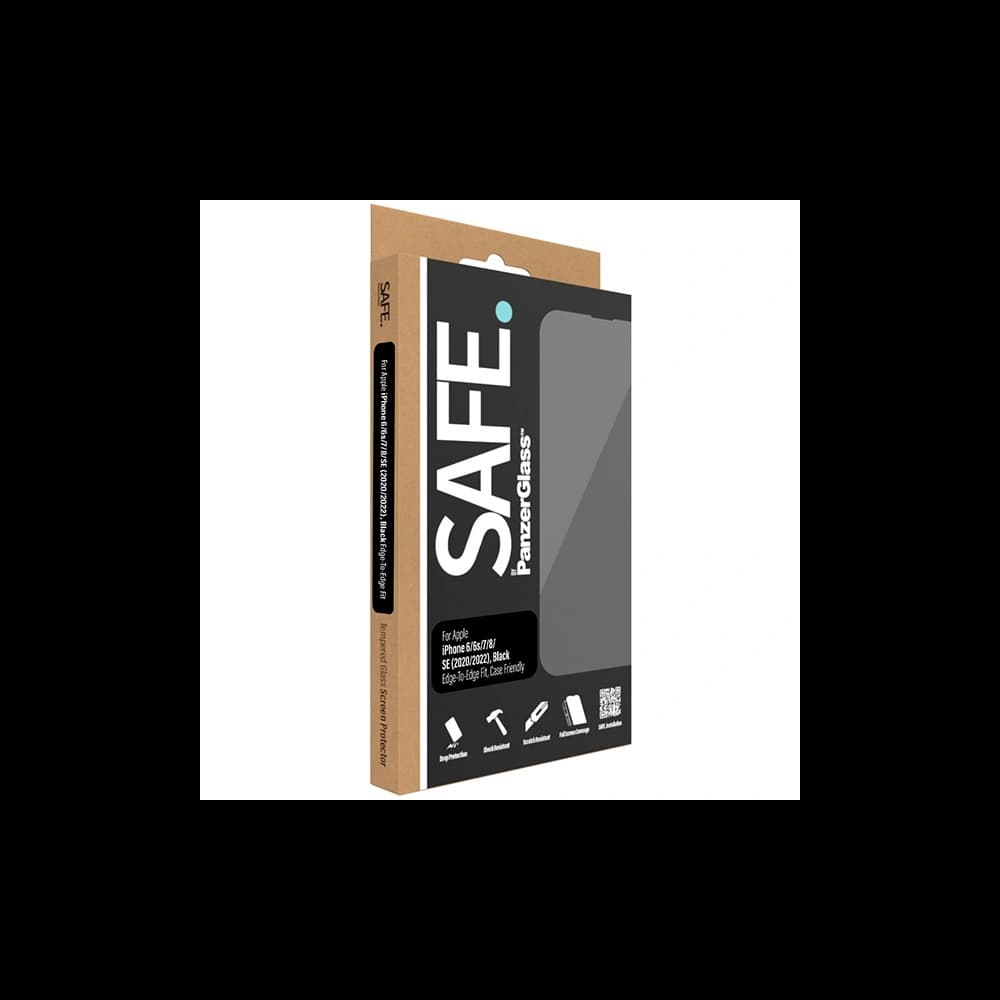 SAFE by PanzerGlass Apple iPhone 7 / 8 / SE / SE 2022 Screen Protection Edge-to-Edge black - 4