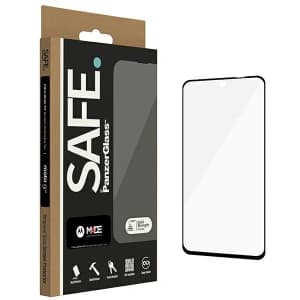 Gehärtetes Glas SAFE von PanzerGlass Motorola Moto G32 Bildschirmschutz Ultra-Wide Fit