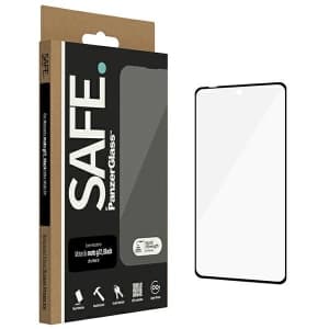 Hartglas SAFE von PanzerGlass Motorola Moto G72 Bildschirmschutz Ultra-Wide Fit
