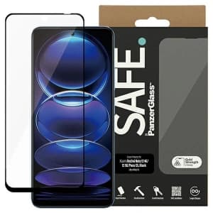 Sicherheitsglas SAFE von PanzerGlass Xiaomi Redmi Note 12 4G / 12 5G / Poco X5 Bildschirmschutz Ultra-Breitpassform schwarz
