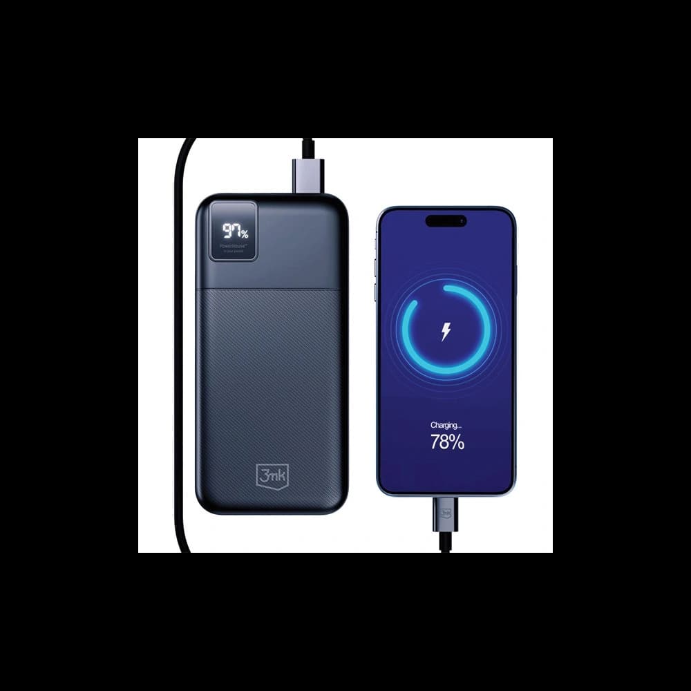 3MK PowerHouse powerbank 20000mAh Multi Charge, QC, PD, Pass-Through - 3
