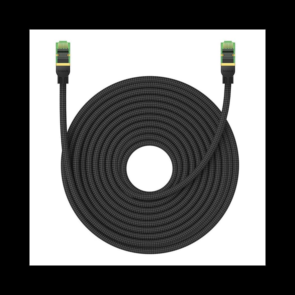 Baseus braided cat 8 Ethernet RJ45 network cable, 40Gbps, 20m (black) - 3