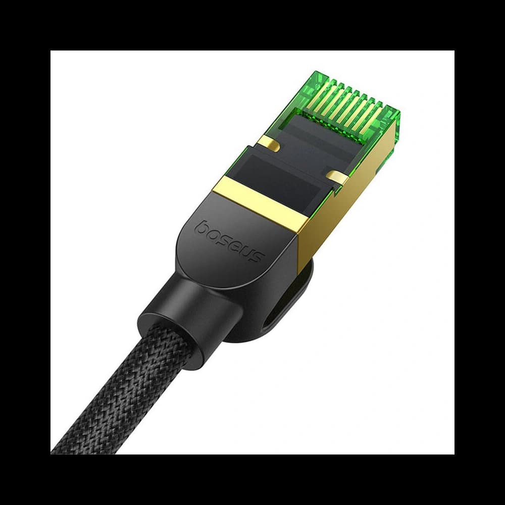 Baseus braided cat 8 Ethernet RJ45 network cable, 40Gbps, 20m (black) - 7
