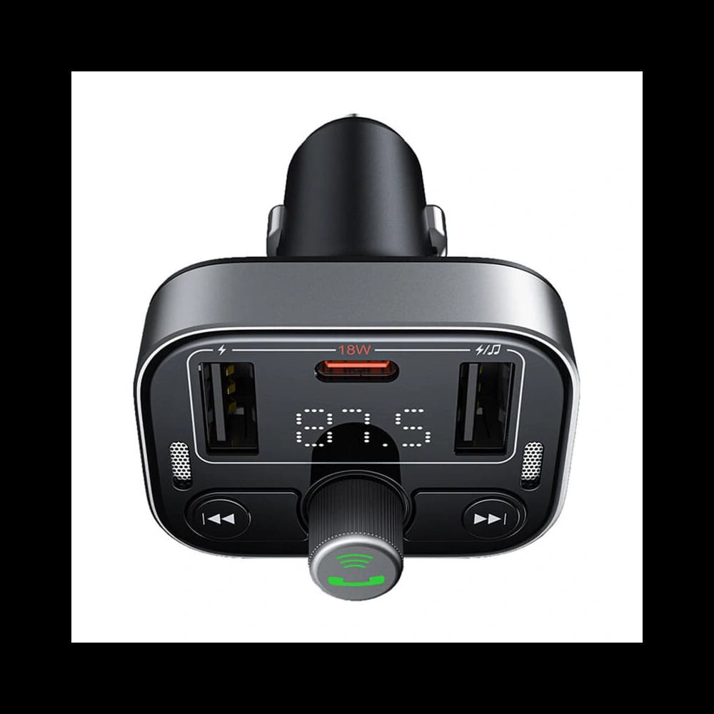 Baseus S-09 Pro Bluetooth 5.3 FM transmitter (black) - 3