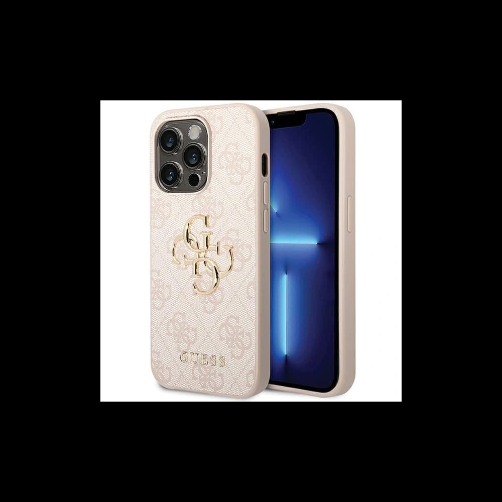 Case Guess GUHCP15X4GMGPI Apple iPhone 15 Pro Max Hardcase 4G Big Metal Logo rosa/pink - 1