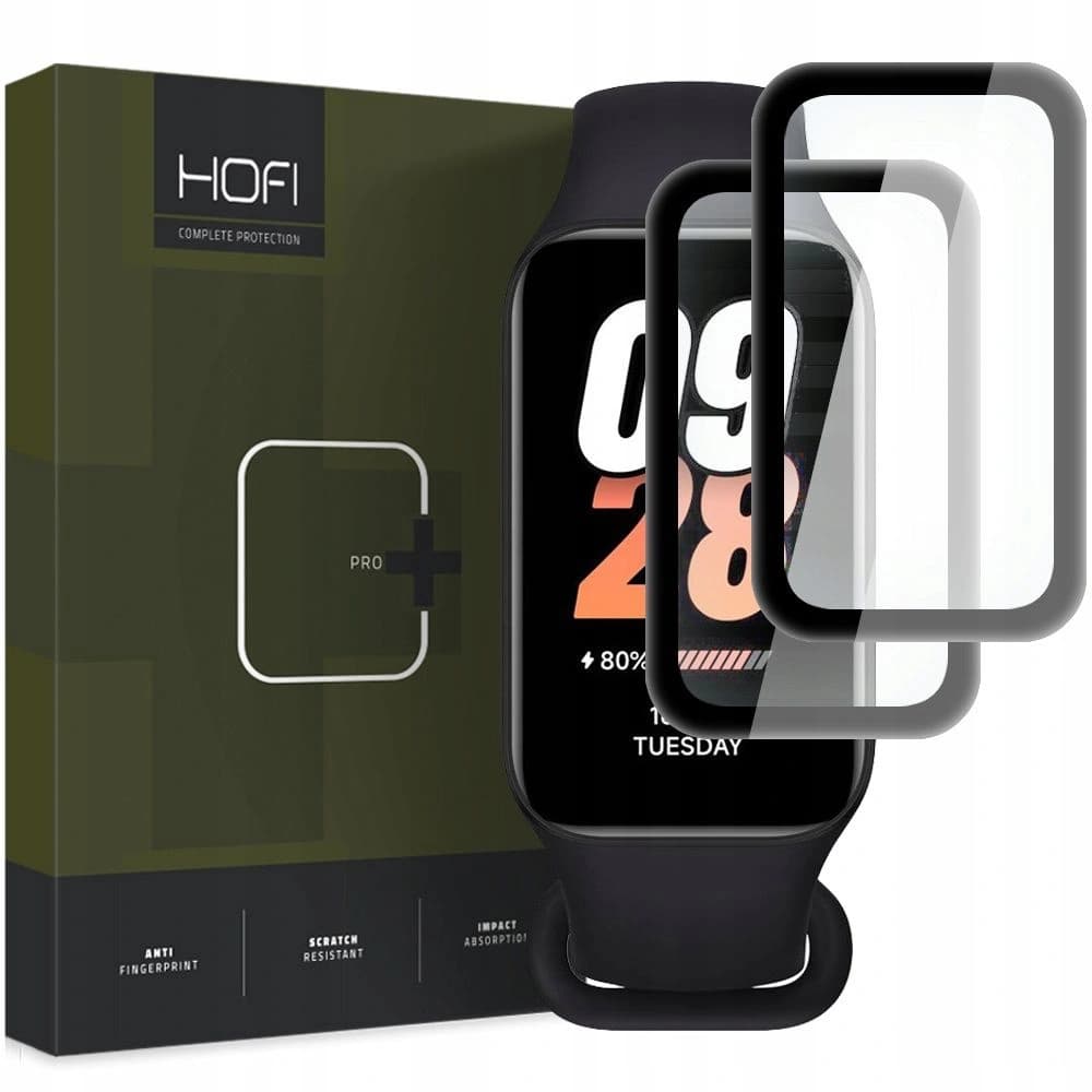 Hofi Hybrid Pro+ Xiaomi Smart Band 8 Active Black [2 PACK] - 1