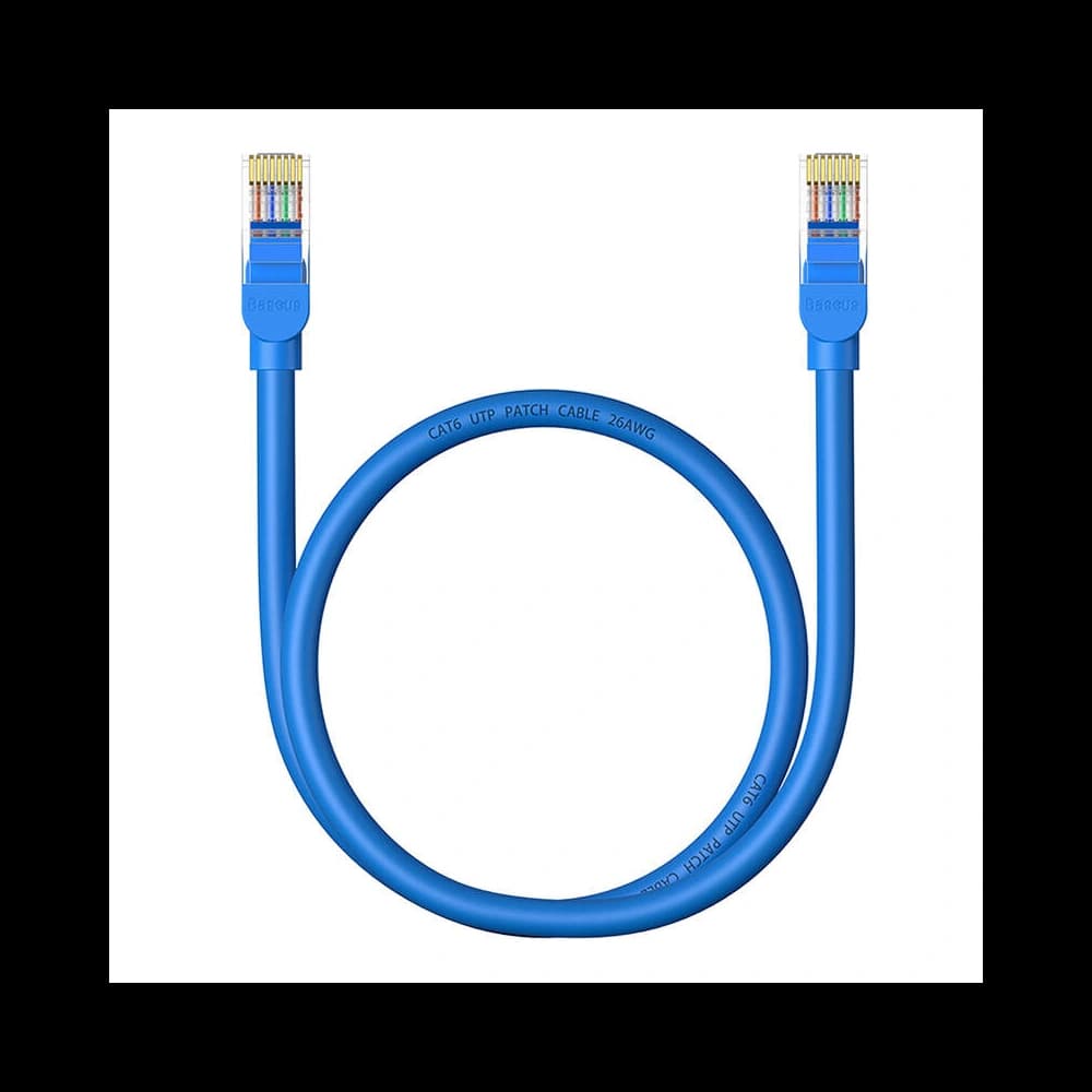 Baseus Ethernet RJ45 Cat.6 1000Mbps network cable 0.5m (blue) - 2