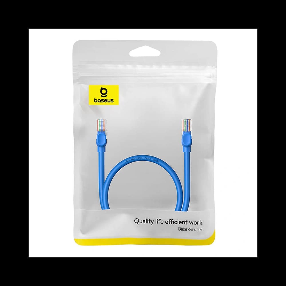 Baseus Ethernet RJ45 Cat.6 1000Mbps network cable 0.5m (blue) - 9