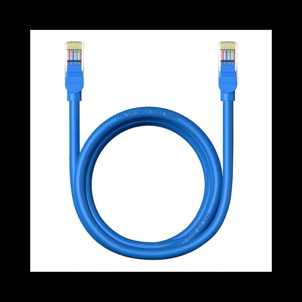Baseus Ethernet RJ45 Cat.6 1000Mbps network cable 2m (blue) - 2