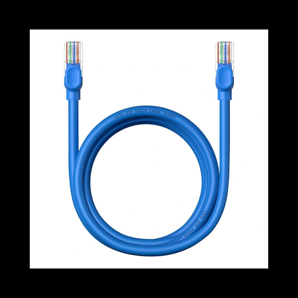 Baseus Ethernet RJ45 Cat.6 1000Mbps network cable 2m (blue) - 8