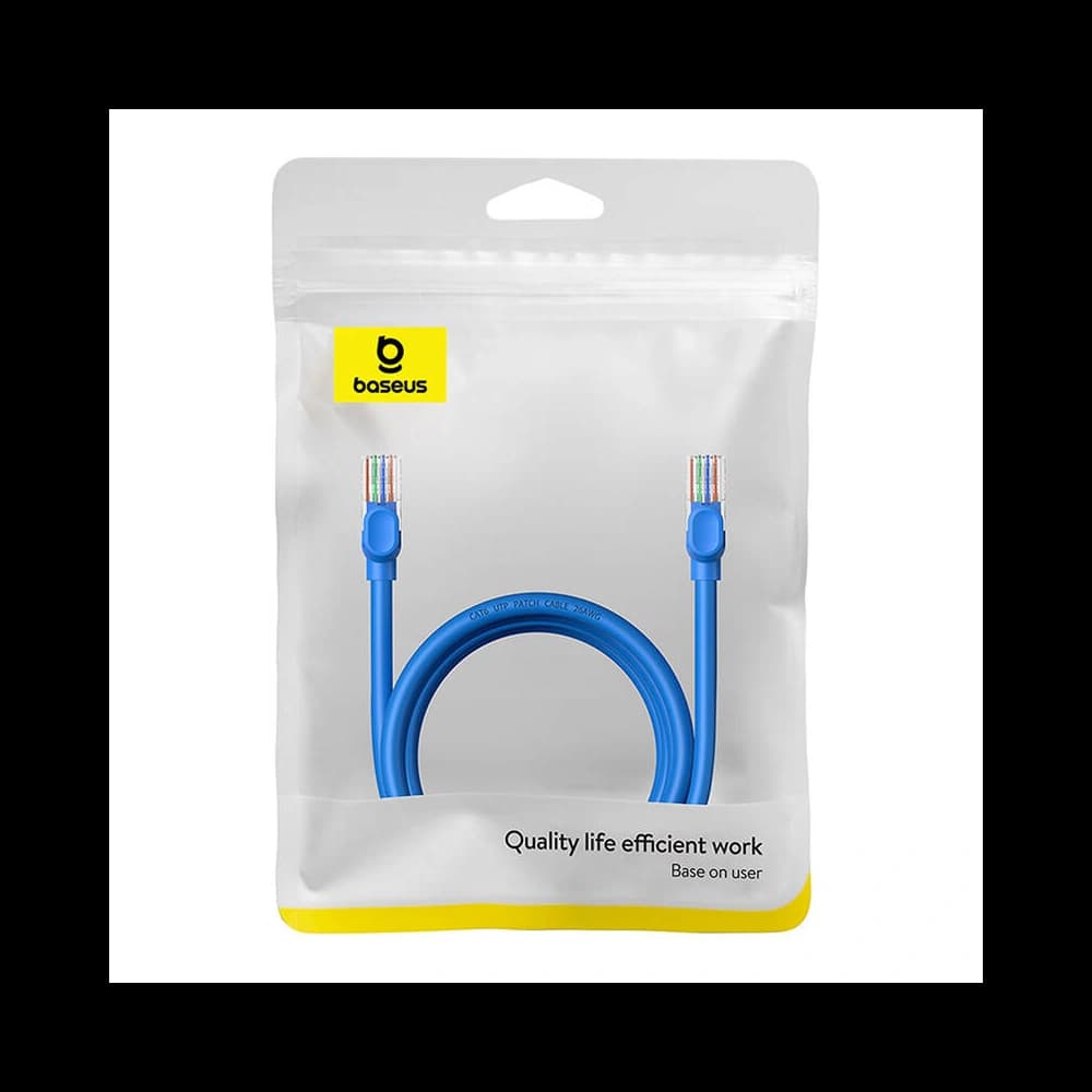 Baseus Ethernet RJ45 Cat.6 1000Mbps network cable 2m (blue) - 9