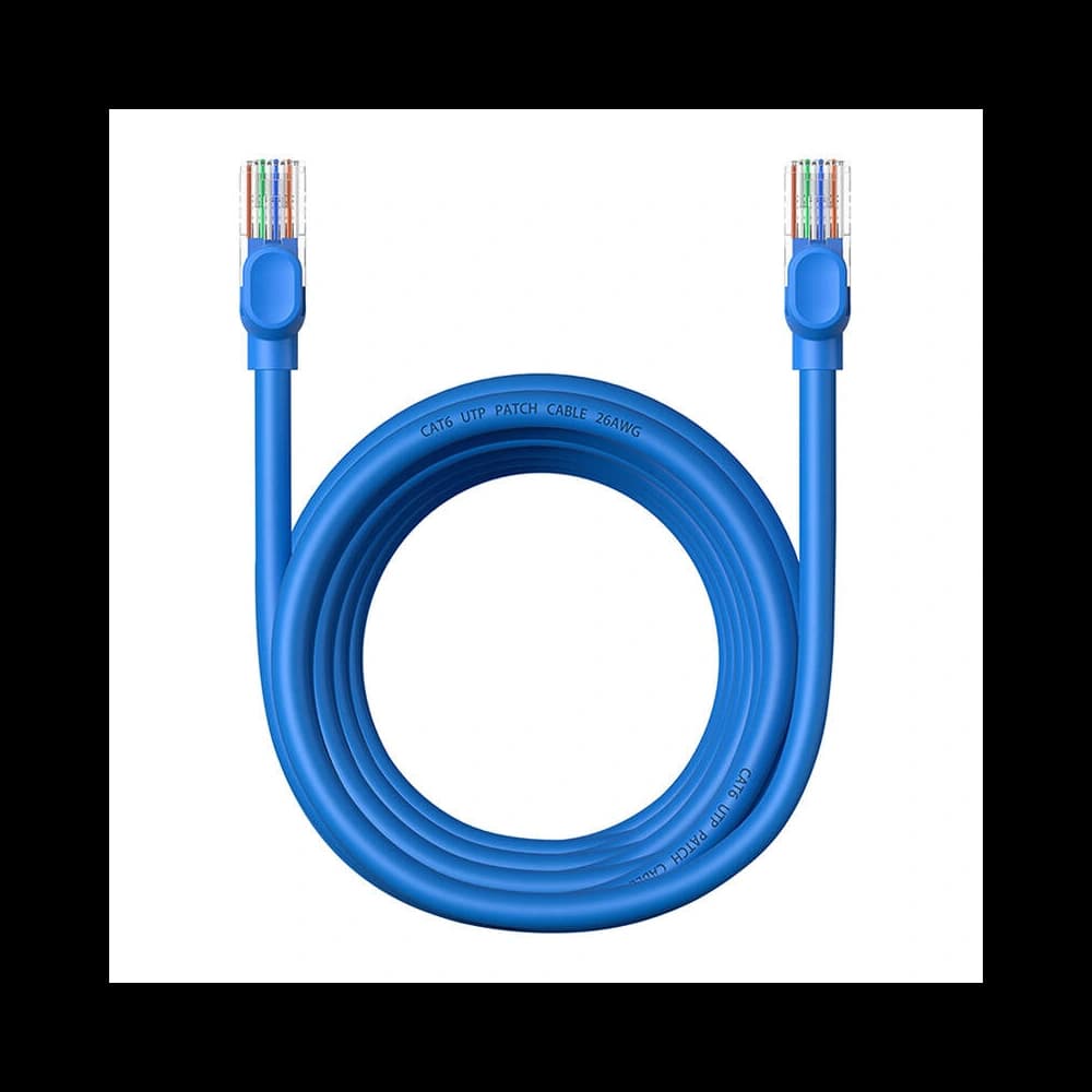 Netzwerkkabel Baseus Ethernet RJ45 Cat.6 1000Mbps 5m (blau) - 8