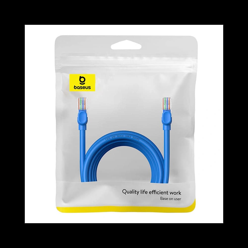 Netzwerkkabel Baseus Ethernet RJ45 Cat.6 1000Mbps 5m (blau) - 9