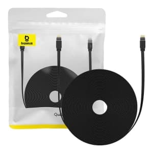 Kabel sieciowy Baseus Ethernet RJ45 Cat.6 1000Mbps 30m (czarny)