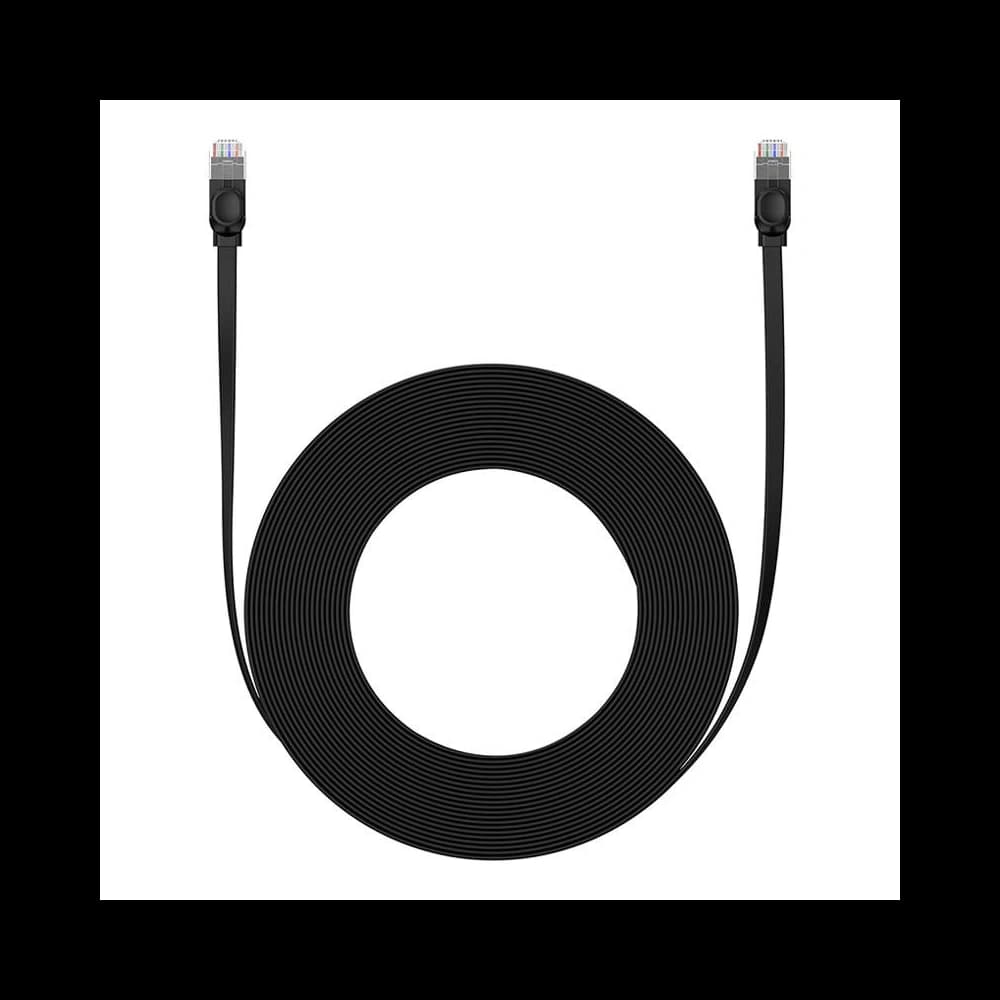 Netzwerkkabel Baseus Ethernet RJ45, Cat.6, 12 Meter (schwarz) - 2