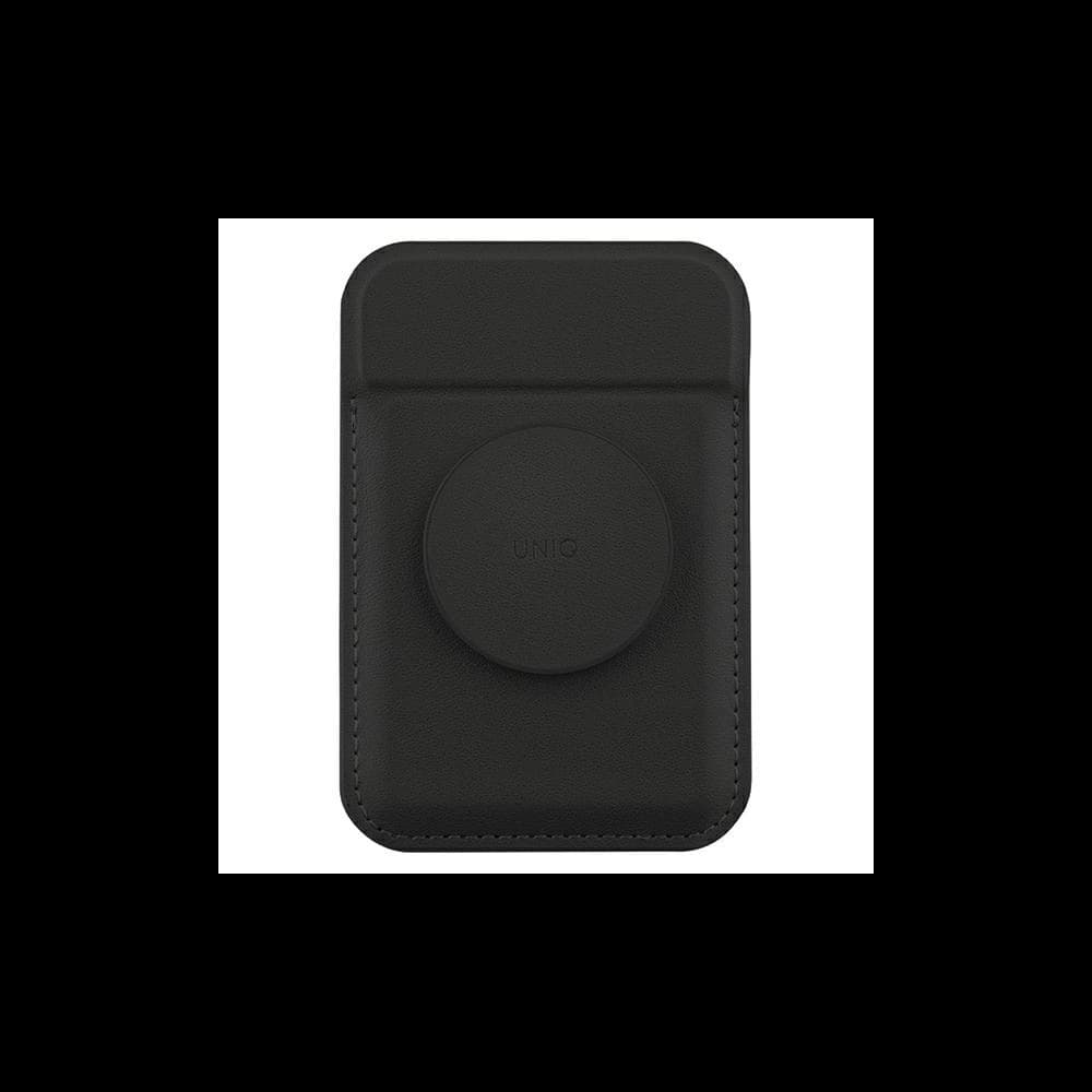 UNIQ Flixa magnetic card wallet with MagSafe jet black  - 1
