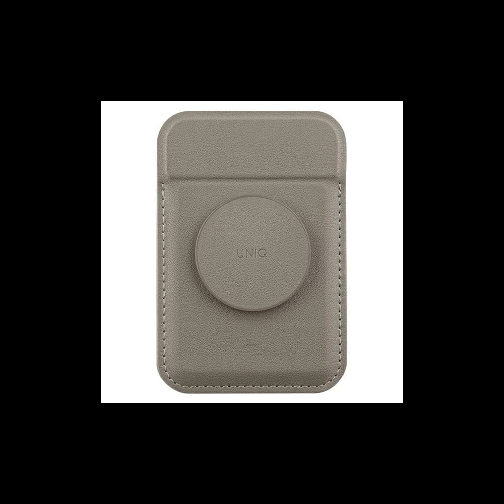 UNIQ Flixa magnetic card wallet with MagSafe flint grey  - 1