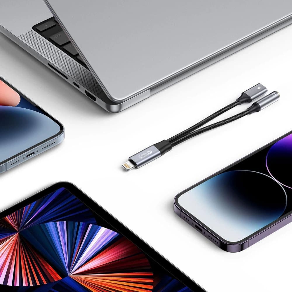 Tech-Protect UltraBoost Lightning - mini jack 3.5mm / Lightning Black - 2