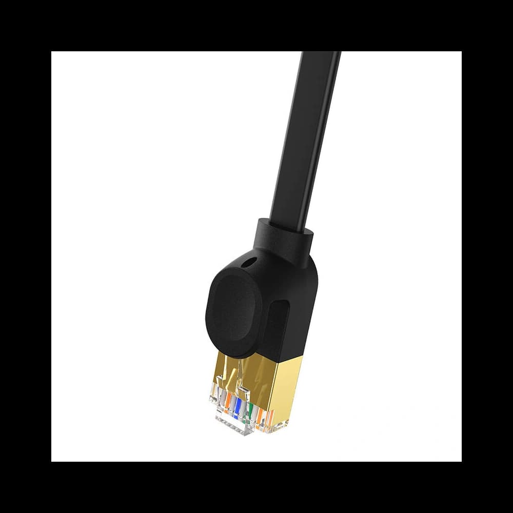 Netzwerkkabel Baseus High Speed, Ethernet RJ45, 10 Gbps, Cat.7, 1m (schwarz) - 3