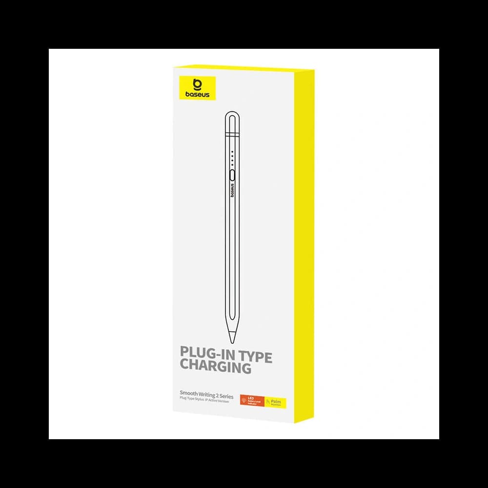 Aktiver Stift Baseus Smooth Writing Series mit Plug-in Lightning-Ladung (Weiß) - 3