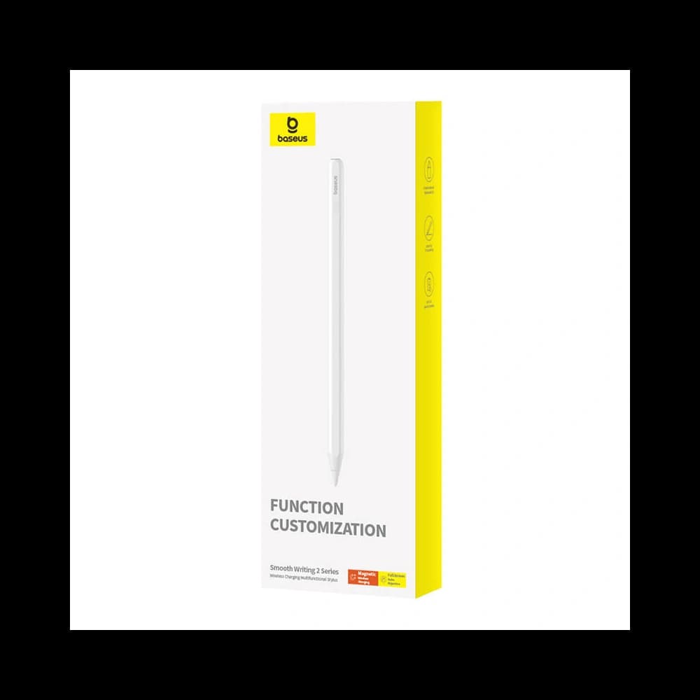 Aktiver multifunktionaler Stylus Baseus Smooth Writing Series mit kabellosem Laden (Weiß) - 5