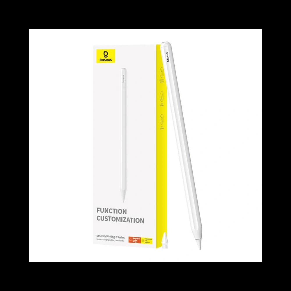 Aktiver multifunktionaler Stylus Baseus Smooth Writing Series mit kabellosem Laden (Weiß) - 7
