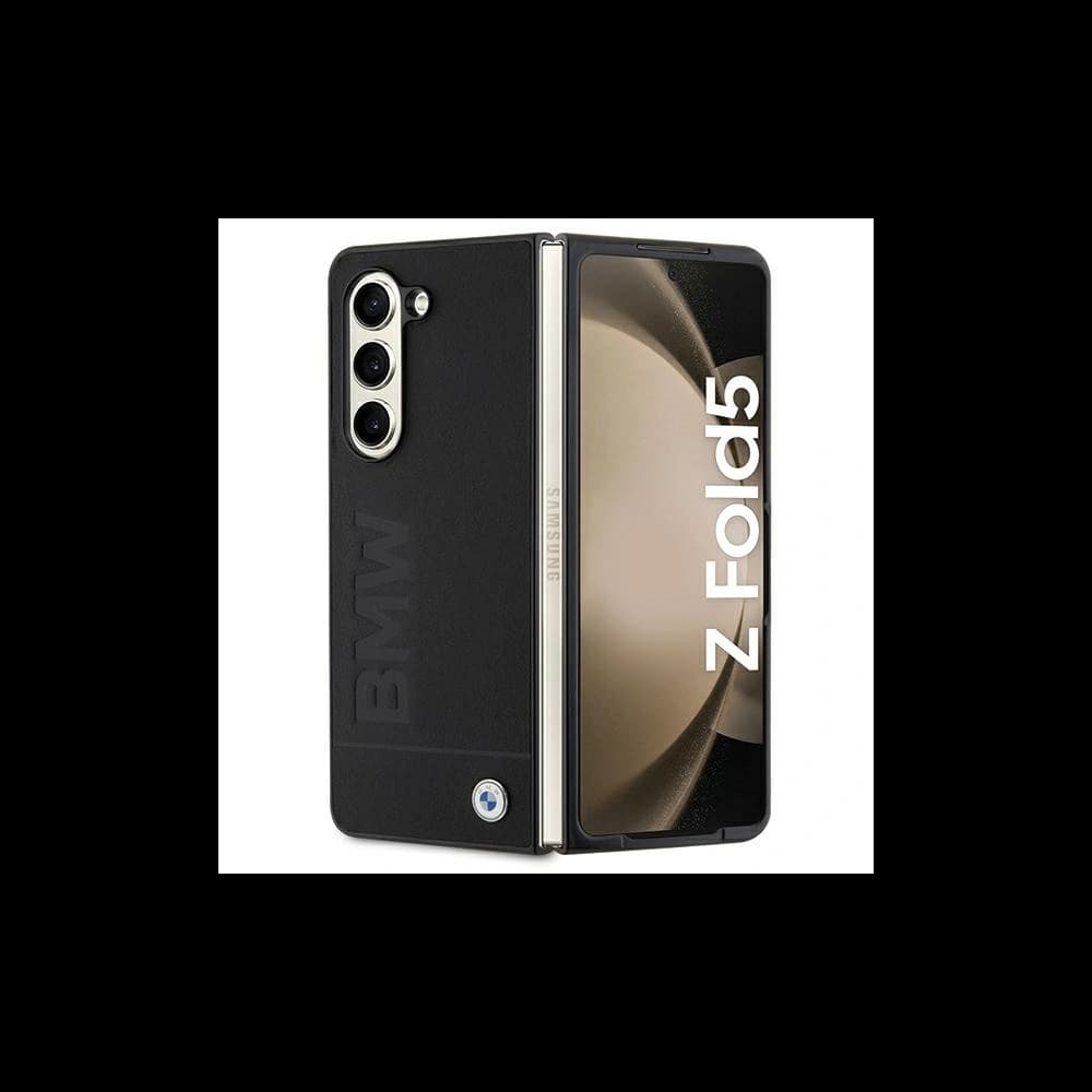 Case BMW BMHCZFD5SLLBK Samsung Galaxy Z Fold5 Hardcase Signature Logo Imprint schwarz/black - 1