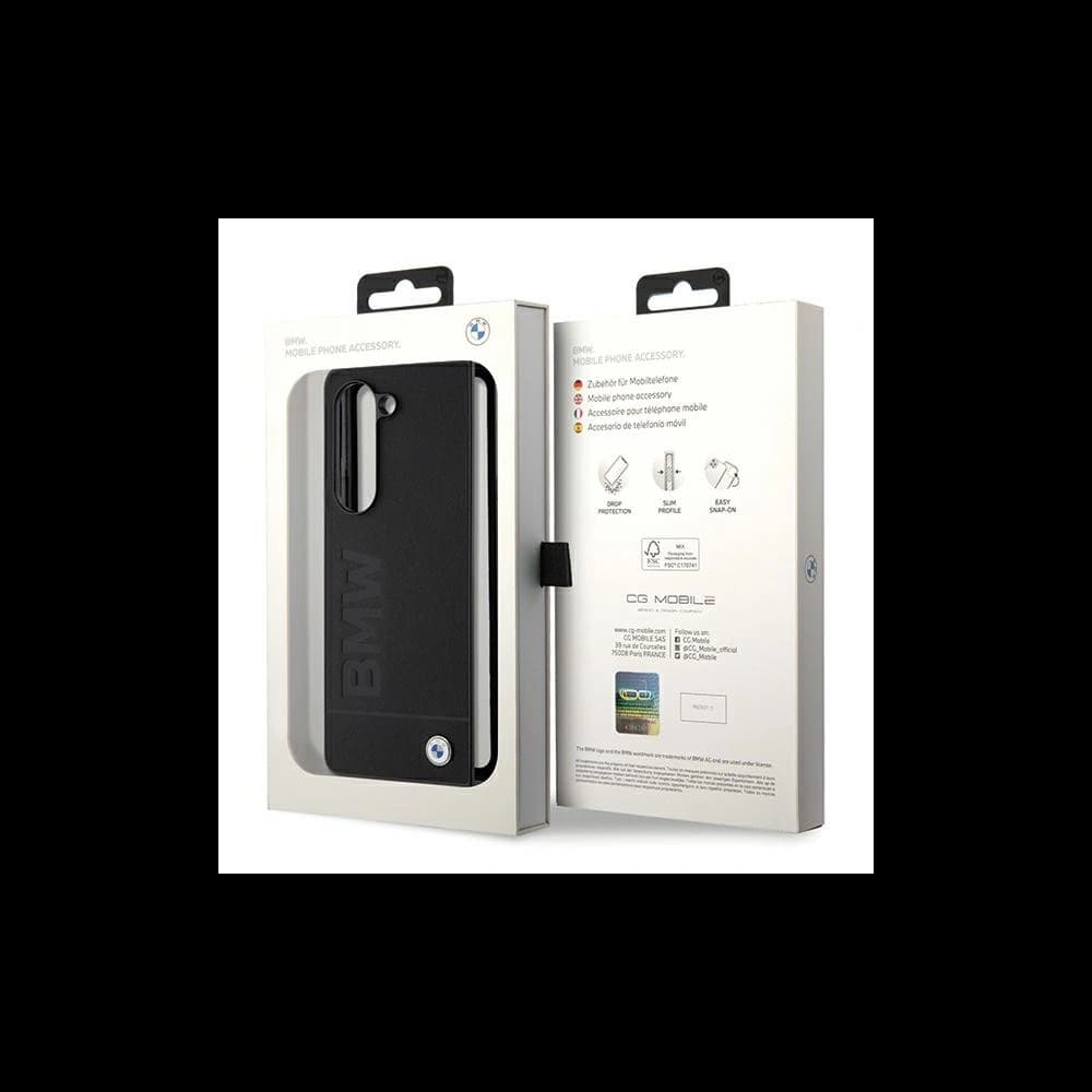 Case BMW BMHCZFD5SLLBK Samsung Galaxy Z Fold5 Hardcase Signature Logo Imprint schwarz/black - 7