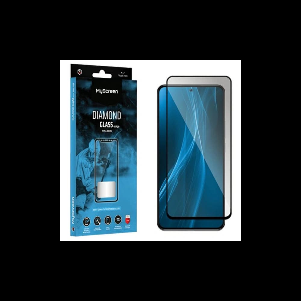 Gehärtetes Glas MyScreen Diamond Glass Edge Lite Full Glue Xiaomi 13T / 13T Pro schwarz/black - 1