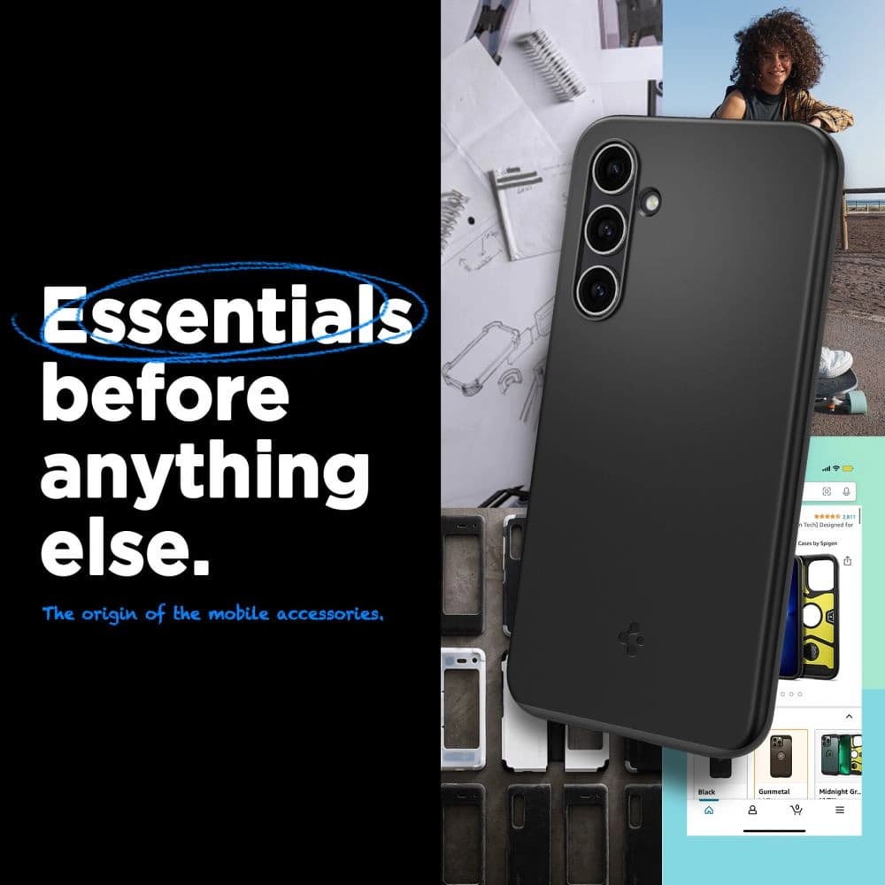 Case Spigen Thin Fit Samsung Galaxy S23 FE Schwarz - 14