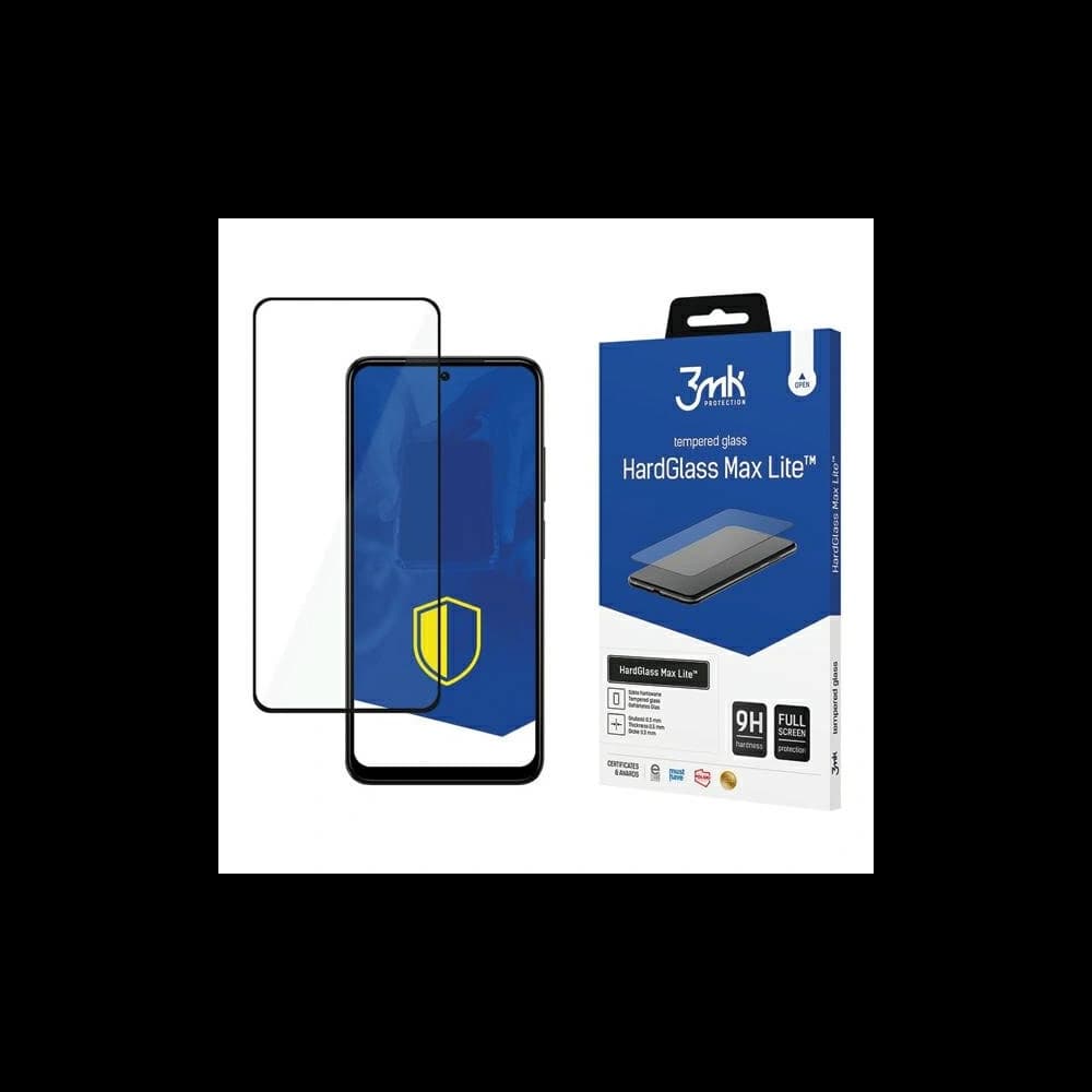 Gehärtetes Glas 3MK HardGlass Max Lite Xiaomi Redmi Note 12s schwarz/black - 1