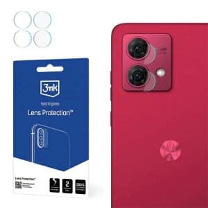Hybridglas für die Kameraobjektiv 3MK Linsenschutz Motorola Moto G84 5G [4 PACK]