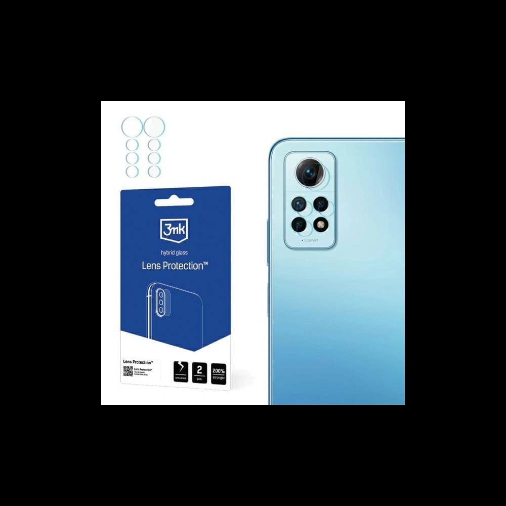 Hybridglas für die Kameraobjektiv 3MK Lens Protection Xiaomi Redmi Note 12 Pro 4G [4 PACK] - 1