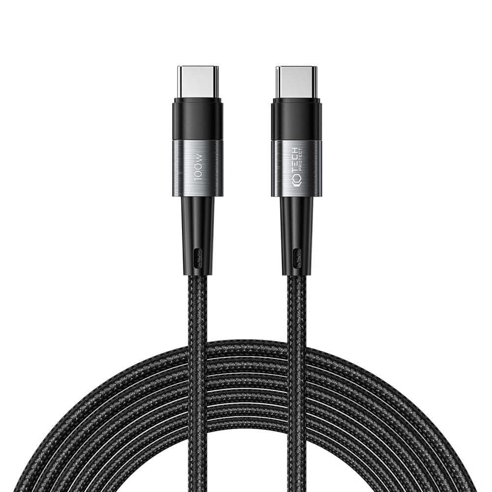Tech-Protect Ultraboost cable USB-C, PD, 100W, 5A, 300cm Grey - 1