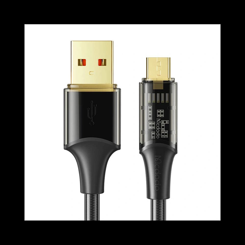 Mcdodo CA-2100 cable USB-A / microUSB, QC4, 3A, 1.2m (black) - 1