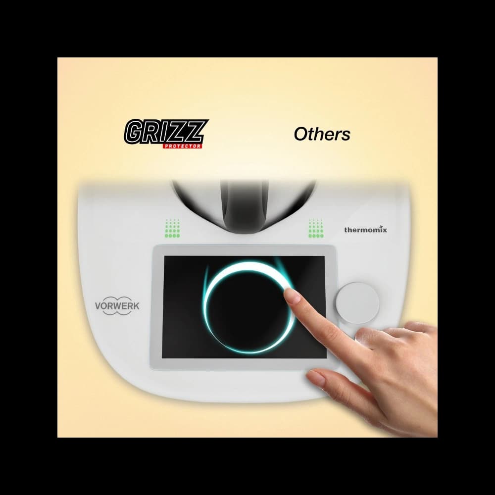Matte Folie GrizzGlass PaperScreen für Thermomix TM6 [2w1] - 4