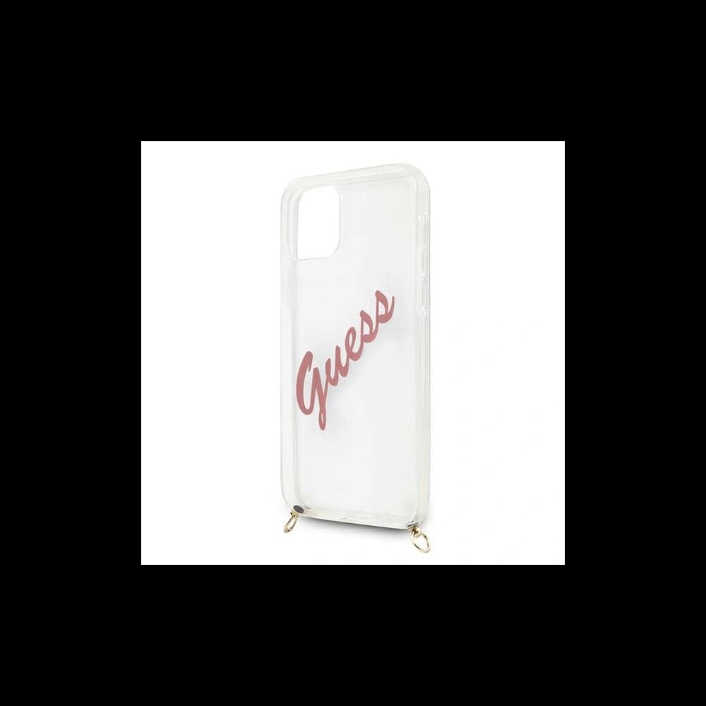 [OUTLET] Case Guess GUHCP12SCRTVSPI Apple iPhone 12 mini rosa/pink Hartschale Script Vintage - 5