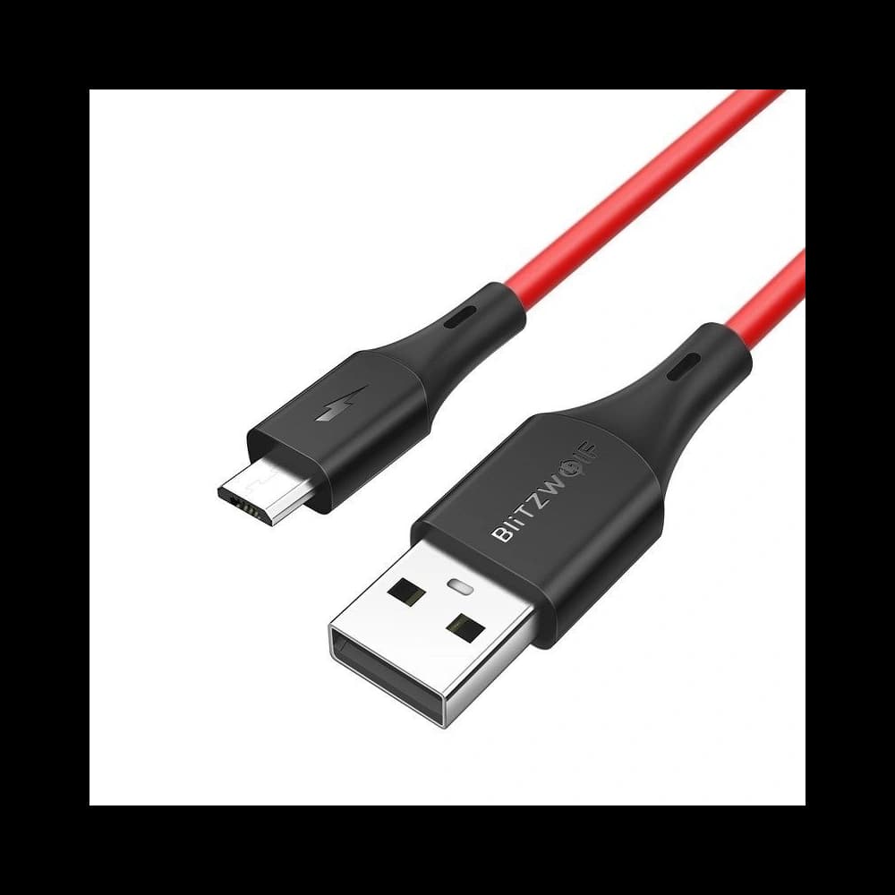 Micro USB Cable BlitzWolf BW-MC13 2A 1m Red - 4