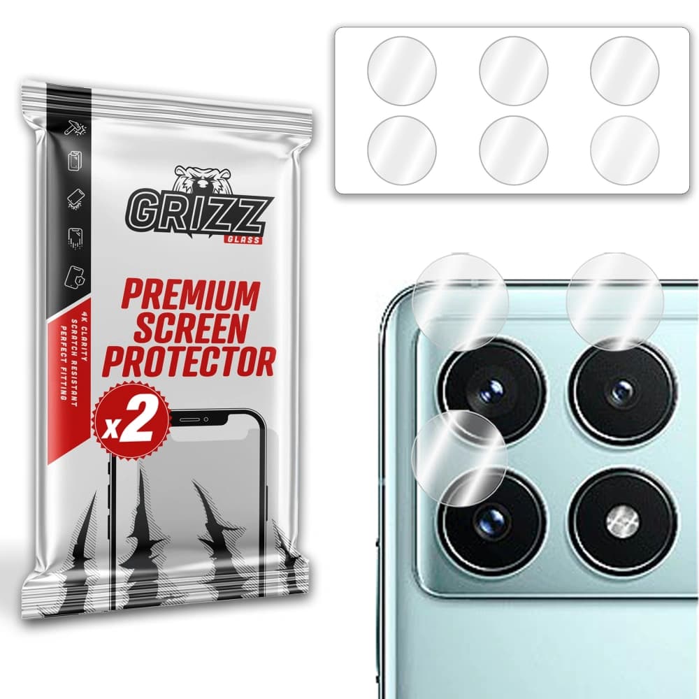 Szkło na aparat GrizzGlass HybridGlass Camera do Xiaomi Redmi K70E - 1