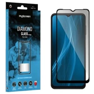 Hartglas MyScreen Diamond Glass Edge Full Glue für Honor X6a schwarz/black