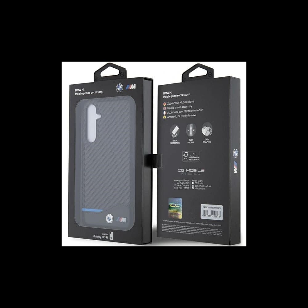 BMW BMHCS23FE22NBCK Samsung Galaxy S23 FE Leather Carbon black - 7