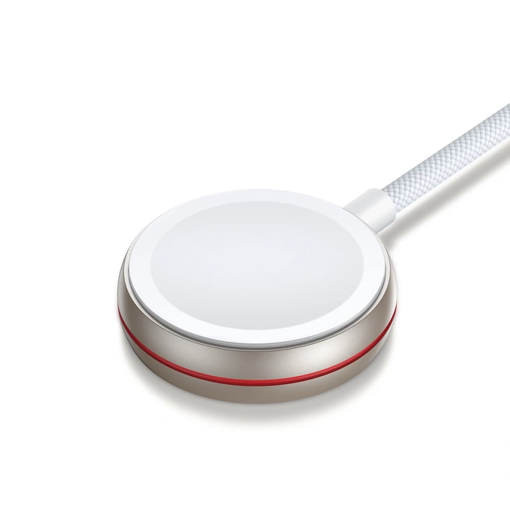 Kabel 2w1 Joyroom S-IW011 USB-C / Lightning, induktive Ladestation für Apple Watch 1.5m weiß - 8