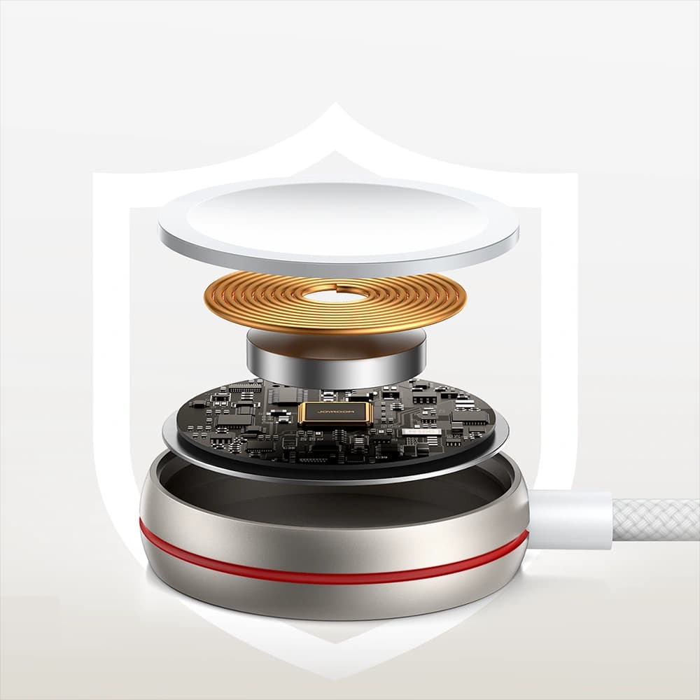 Kabel 2w1 Joyroom S-IW011 USB-C / Lightning, induktive Ladestation für Apple Watch 1.5m weiß - 13