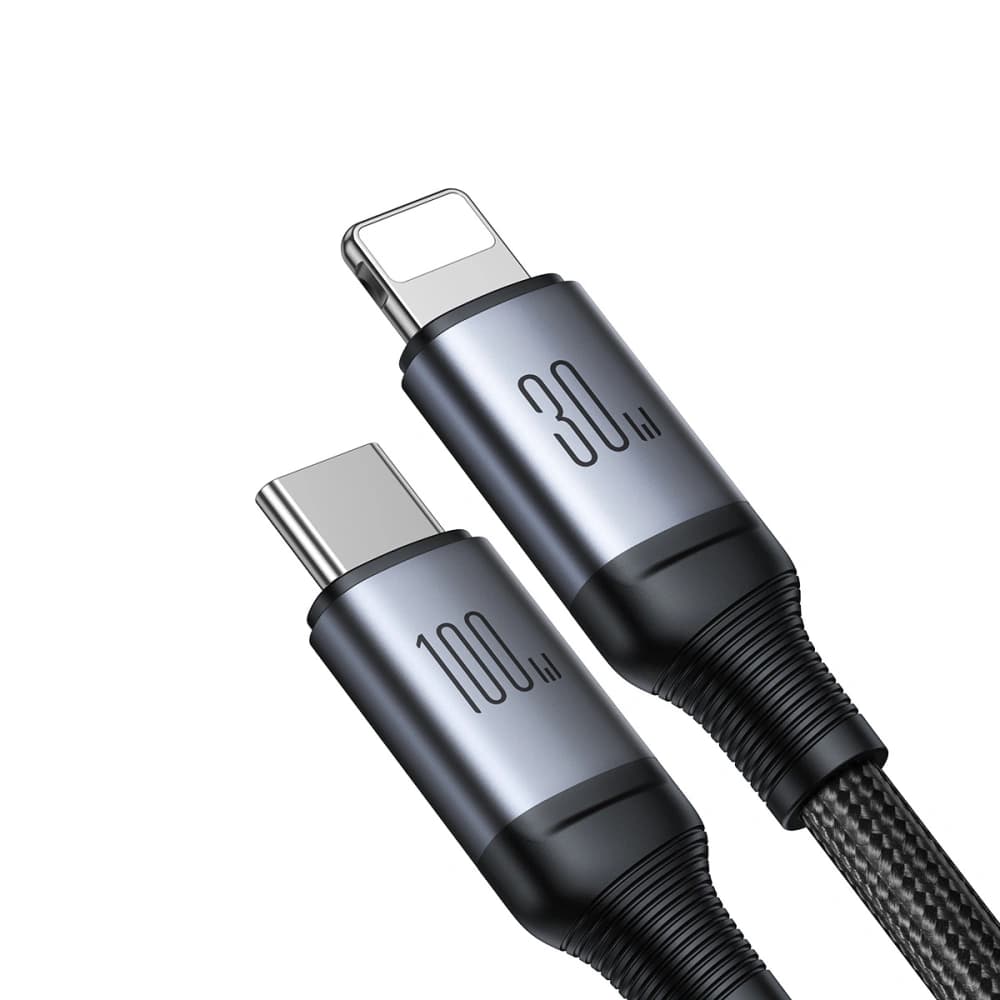 Joyroom Speedy Series SA21-1T2 2in1 cable USB-C / USB-C, Lightning 100W 1.5m black - 2