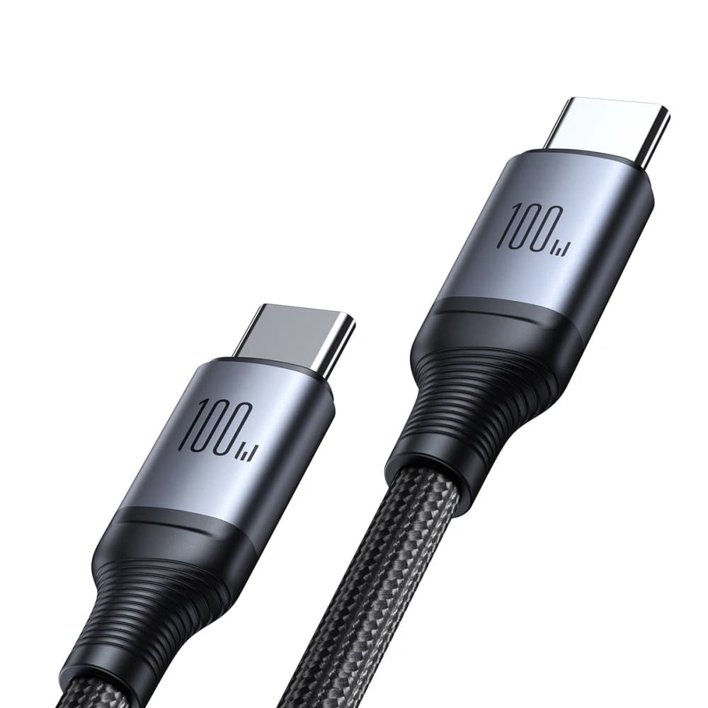 Kabel 2w1 Joyroom Speedy Series SA21-1T2 USB-C / 2xUSB-C 100W 1.5m schwarz - 2