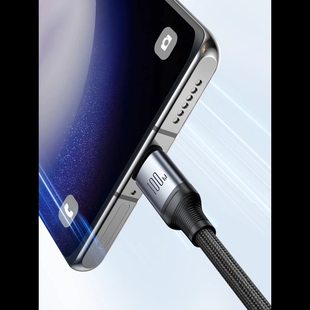 Kabel 2w1 Joyroom Speedy Series SA21-1T2 USB-C / 2xUSB-C 100W 1.5m schwarz - 9