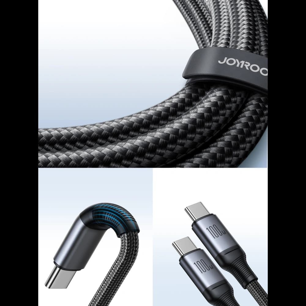 Kabel 2w1 Joyroom Speedy Series SA21-1T2 USB-C / 2xUSB-C 100W 1.5m schwarz - 10