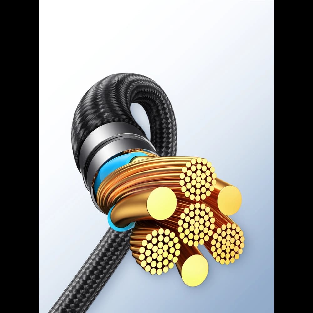 Kabel 2w1 Joyroom Speedy Series SA21-1T2 USB-C / 2xUSB-C 100W 1.5m schwarz - 12