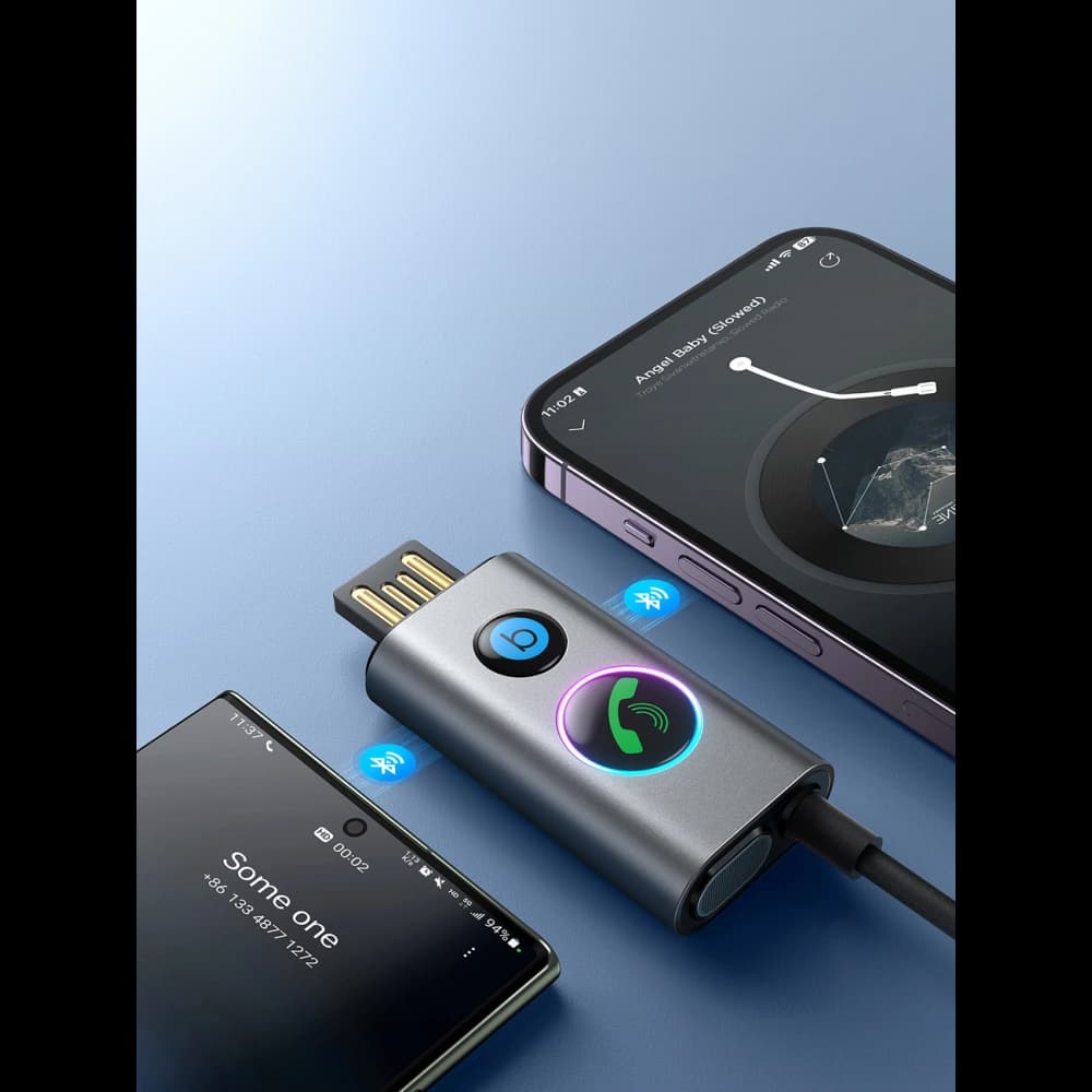 Funkfreier Autoempfänger Joyroom JR-CB7 grau - 10